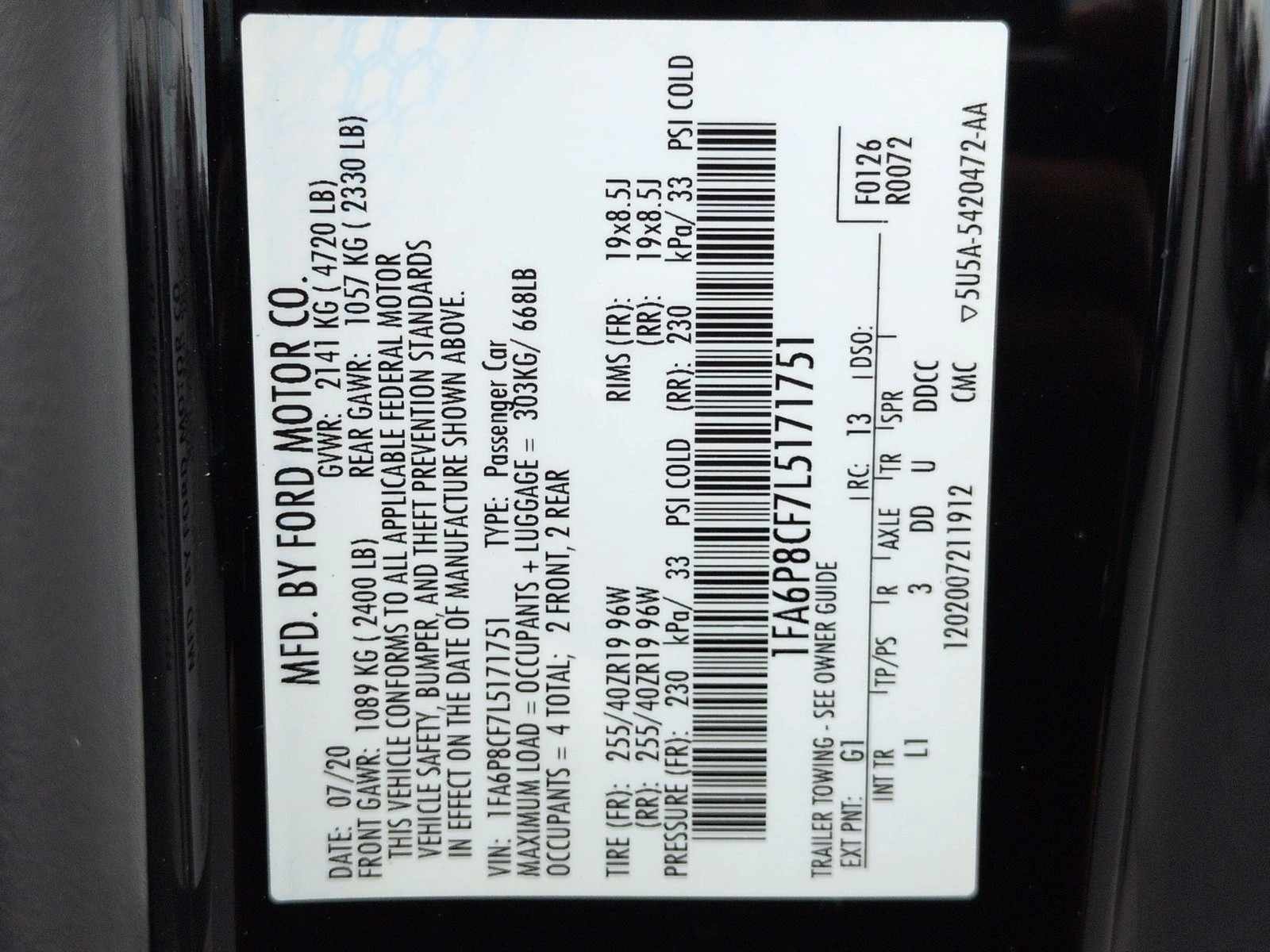 Used 2020 Shadow Black Ford GT Premium image 22
