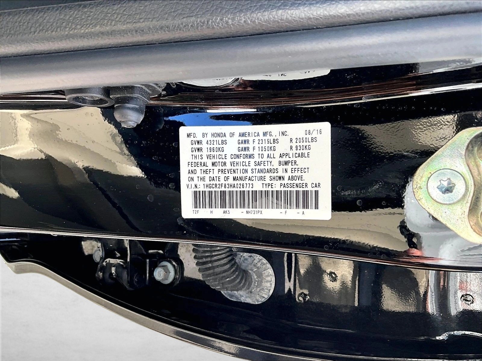 Used 2017 Black Honda EX-L image 30